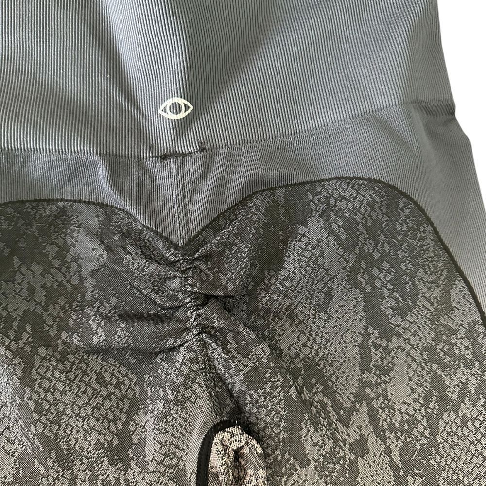 Designer Snake Print Athletic Leggings Workout Yoga Pants High Waist Compression - Picture 8 of 16